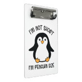 ペンギンサイズの私、背の低い女の子の日 ミニクリップボード (アングル)