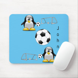 ペンギンサッカーボールマウスパッド!マウスパッド マウスパッド