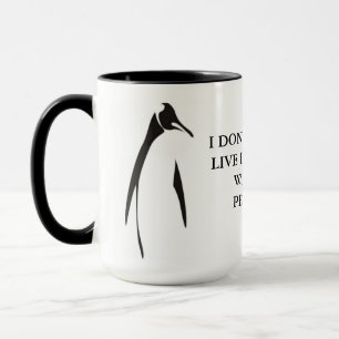 ペンギンサポートコーヒーマグ(15オンス) マグカップ