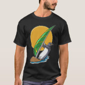 ペンギンサマーサーフボードセイル Tシャツ (正面)
