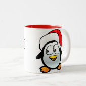 ペンギンサンタクロース ツートーンマグカップ (正面右)