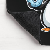 ペンギンサンタ帽子67 アイス ナンバー クリスマス 誕生日 マウスパッド (コーナー)