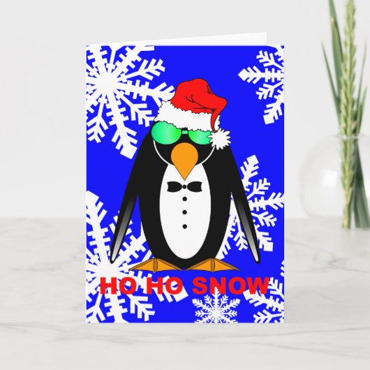 ペンギンサンタ シーズンカード (正面)