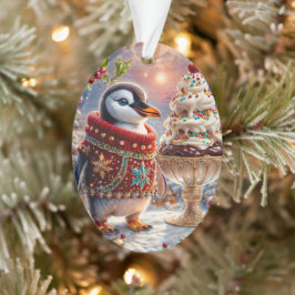 ペンギンサンデクリスマスオーナメント オーナメント