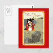 ペンギンザンスのピラテス ポストカード (正面/裏面)