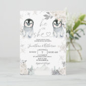 ペンギンジェンダーが冬の雪片を明らかにする 招待状 (スタンド正面)