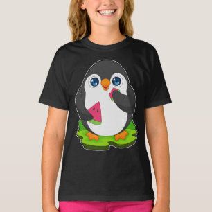 ペンギンスイカ果実 Tシャツ