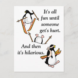 ペンギンスキーアドベンチャー ポストカード