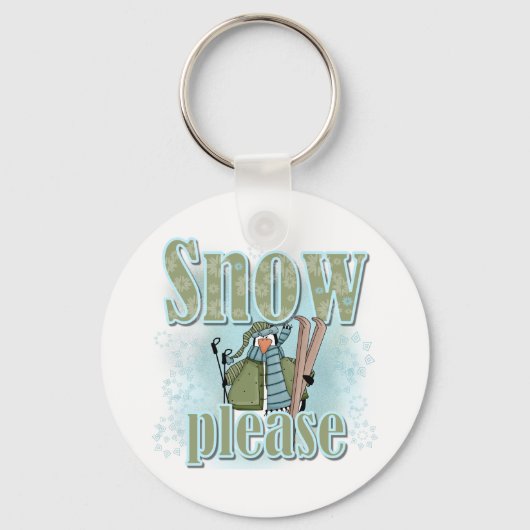 ペンギンスキースノープリーズ キーホルダー (正面)