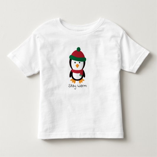 ペンギンステイウォーム トドラーTシャツ (正面)