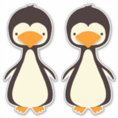 ペンギンステッカー シール (正面)