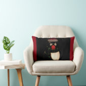 ペンギンストライプ枕 ランバークッション (椅子)