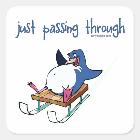 ペンギンスライディング スクエアシール (正面)