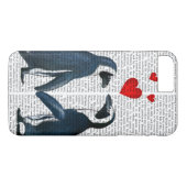 ペンギンズウィズラブハート Case-Mate iPhoneケース (裏面(横))