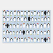 ペンギンズウィンターラッピング紙 ラッピングペーパーシート (正面3)