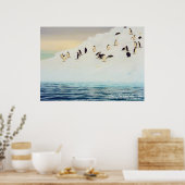 ペンギンズオンアイスプリント ポスター (キッチン)