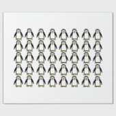 ペンギンズギフトラップラッピング紙 ラッピングペーパー (フラット)