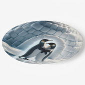 ペンギンズスロー踊りバイイグルー ペーパープレート (アングル)