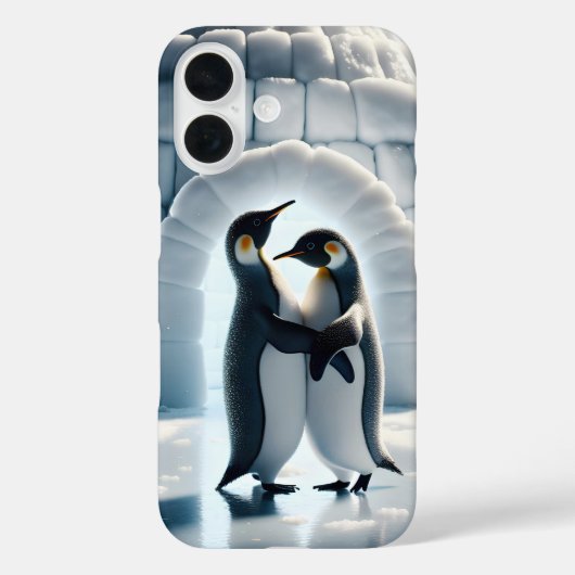 ペンギンズスロー踊りバイイグルー Case-Mate iPhoneケース (裏面)