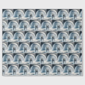 ペンギンズスロー踊り ラッピングペーパー (フラット)