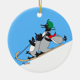 ペンギンズセラミックオーナメント セラミックオーナメント