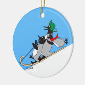 ペンギンズセラミックオーナメント セラミックオーナメント (左)