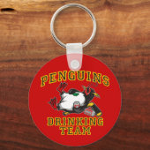 ペンギンズドリキングチームキーチェーン キーホルダー (正面)