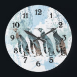 ペンギンズフレンズフォーエバー ラージ壁時計<br><div class="desc">ペンギンズフレンズフォーエバー</div>