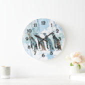 ペンギンズフレンズフォーエバー ラージ壁時計 (ホーム)