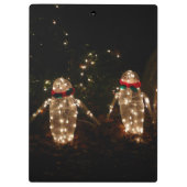 ペンギンズホリデーライトディスプレイ クリップボード (裏面)