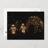 ペンギンズホリデーライトディスプレイ シーズンポストカード (正面/裏面)