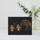 ペンギンズホリデーライトディスプレイ シーズンポストカード (スタンド正面)