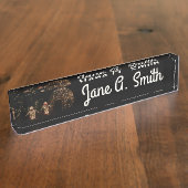 ペンギンズホリデーライトディスプレイ デスクネームプレート (側面)