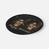 ペンギンズホリデーライトディスプレイ ペーパープレート (アングル)