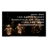 ペンギンズホリデーライトディスプレイ マグネット名刺 (正面)