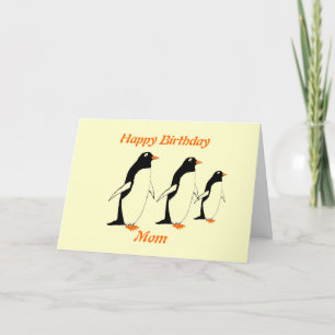 ペンギンズ誕生日カードマム カード
