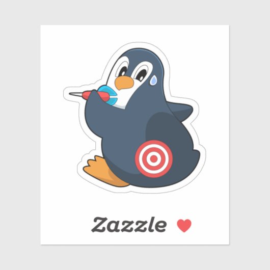 ペンギンダーツダーツダーツボード シール (シート)