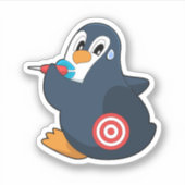 ペンギンダーツダーツダーツボード シール (正面)