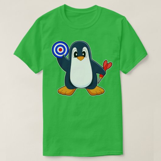 ペンギンダーツダーツ Tシャツ (デザイン正面)