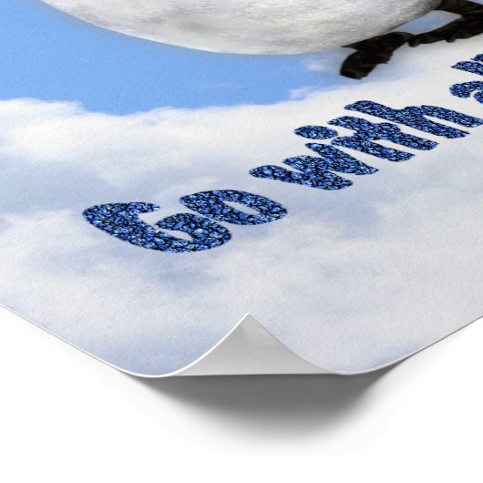 ペンギンチャウスアティートメント引用文 感動的 ポスター (角)