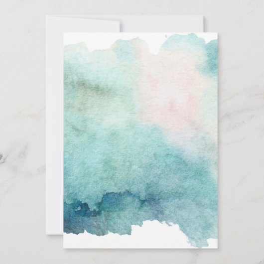 ペンギンツインウィンターテーマ男の赤ちゃんシャワー 招待状 (裏面)