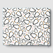 ペンギンテーマ赤ちゃんシャワーかわいい ゲストブック (裏面)