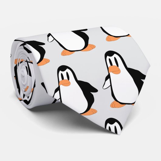 ペンギンデザイン ネクタイ (ロール)