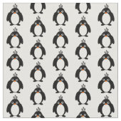 ペンギンデザイン ファブリック (クローズアップ)