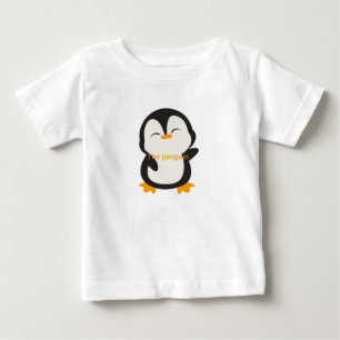 ペンギンデザインTシャツユニッ子供へクデザイン ベビーTシャツ