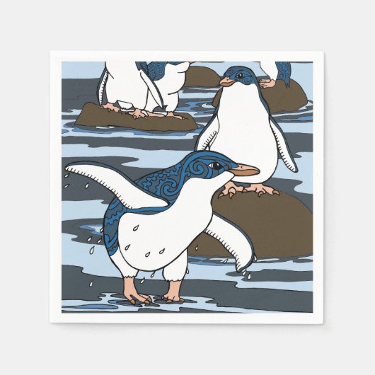 ペンギンナプキン スタンダードカクテルナプキン (正面)