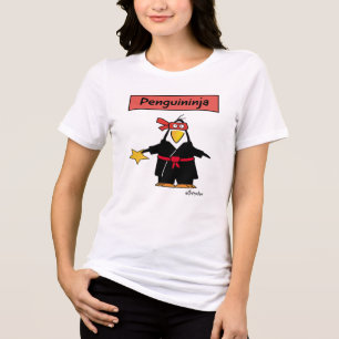 ペンギンニンジャ忍者バイサンドラボイントンT – シア トライブレンドTシャツ