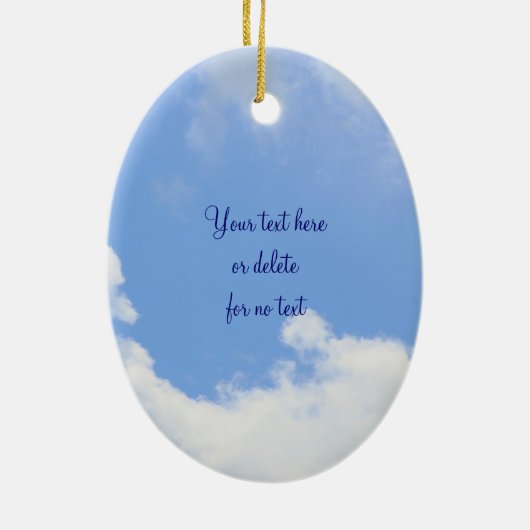 ペンギンハピネス感動的引用文オーナメント セラミックオーナメント (裏面)