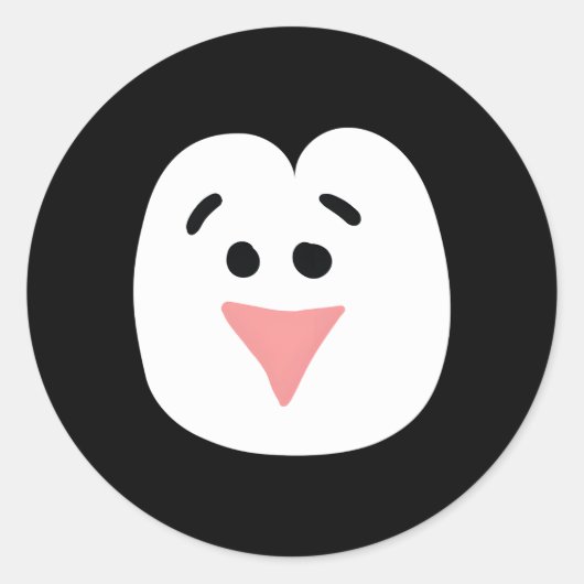 ペンギンハロウィーンカーニバル ラウンドシール (正面)