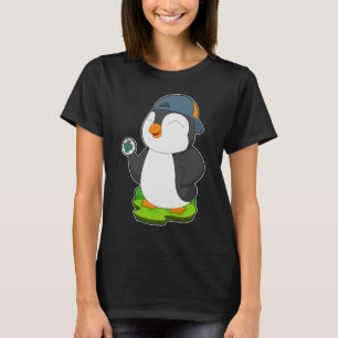 ペンギンハンドボール選手ハンドボール Tシャツ